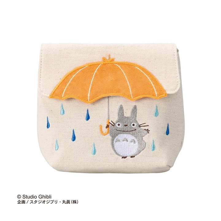 Sacoche Parapluie Orange 12x15x6cm - Mon voisin Totoro