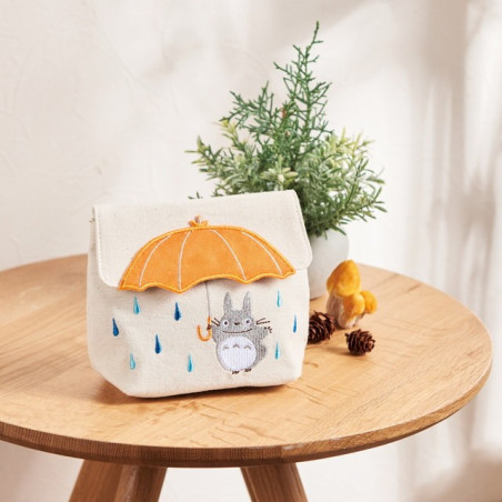 Sacoche Parapluie Orange 12x15x6cm - Mon voisin Totoro