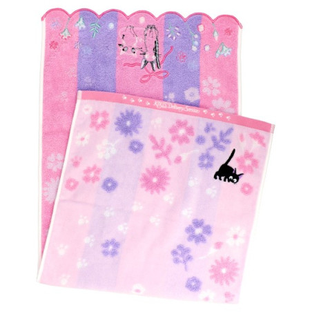 Serviette Jiji Et Lily 34x80cm - Kiki La Petite Sorcière
