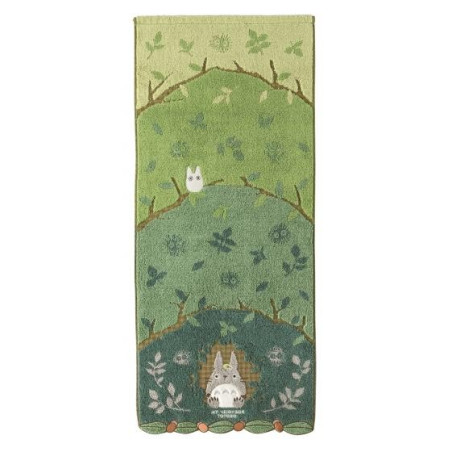 Serviette Totoro Se Cachant Dans Les Arbres 34x80cm - Mon voisin Toto