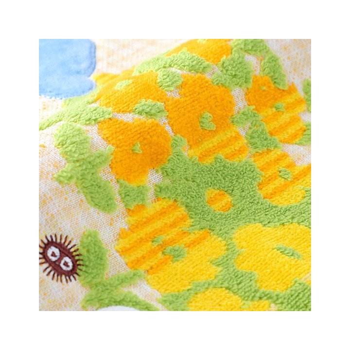 Yellow Flowers Towel 34x80cm - My Neighbor Totoro