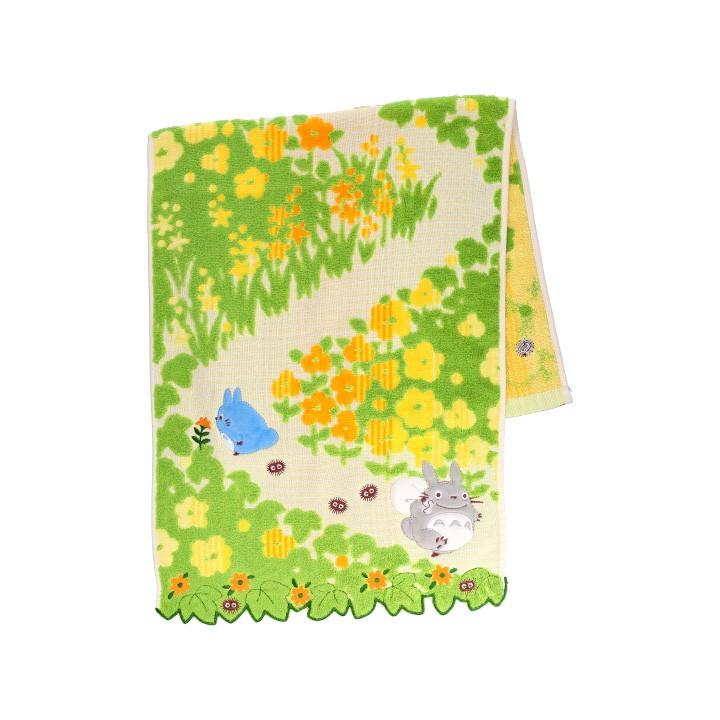 Yellow Flowers Towel 34x80cm - My Neighbor Totoro
