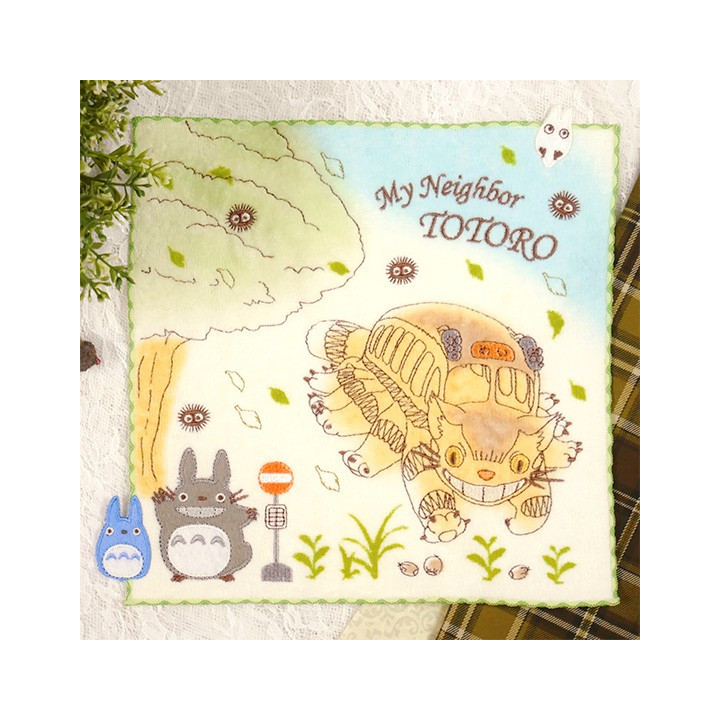 Mini-Towel Catbus Run 25x25cm - My Neighbor Totoro