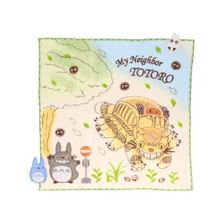 Mini-Towel Catbus Run 25x25cm - My Neighbor Totoro