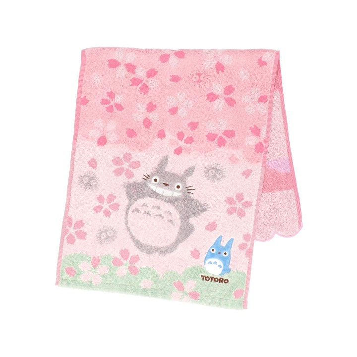 Towel Cherry Blossom Totoro 34x80 cm - My Neighbor Totoro