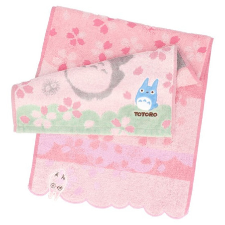 Serviette Cerisiers en fleurs 34x80 cm - My Neighbor Totoro