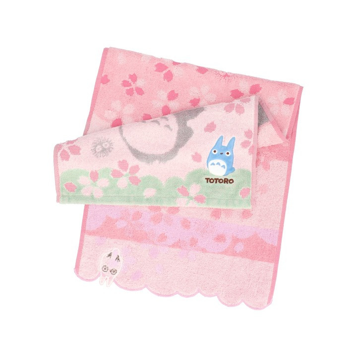 Towel Cherry Blossom Totoro 34x80 cm - My Neighbor Totoro