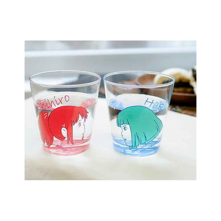 Set 2 Verres Chihiro & Haku - Le Voyage De Chihiro