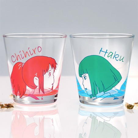 Set 2 Verres Chihiro & Haku - Le Voyage De Chihiro