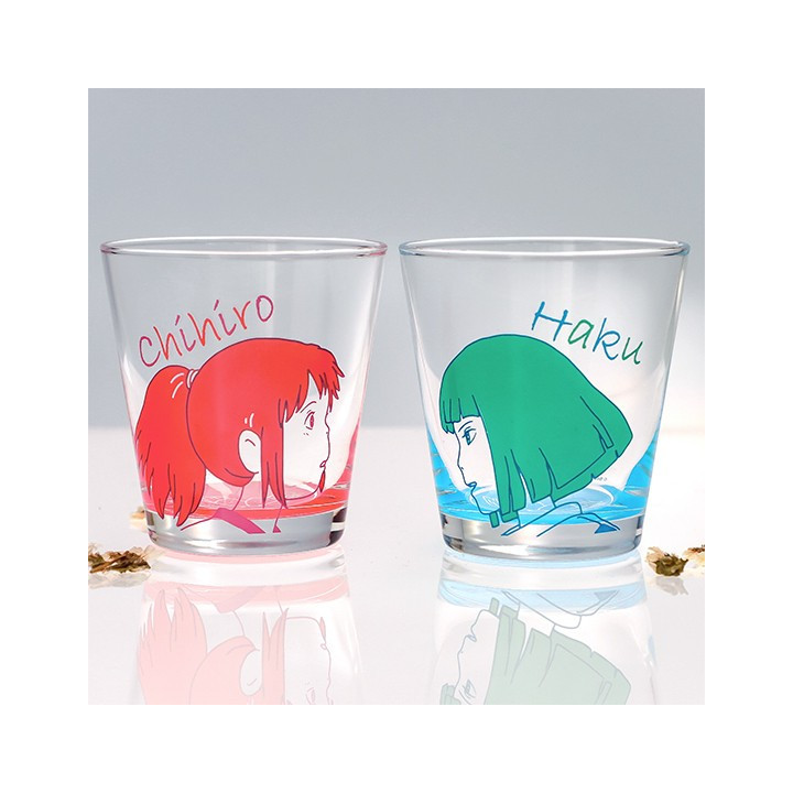 Set 2 Verres Chihiro & Haku - Le Voyage De Chihiro