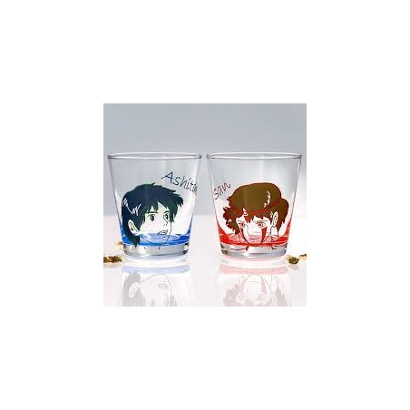 Set 2 Verres San & Ashitaka - Princesse Mononoké