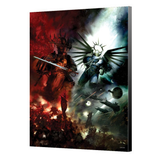 Tableau 36.6X50 -  Gulliman VS Abaddon - Warhammer 40K