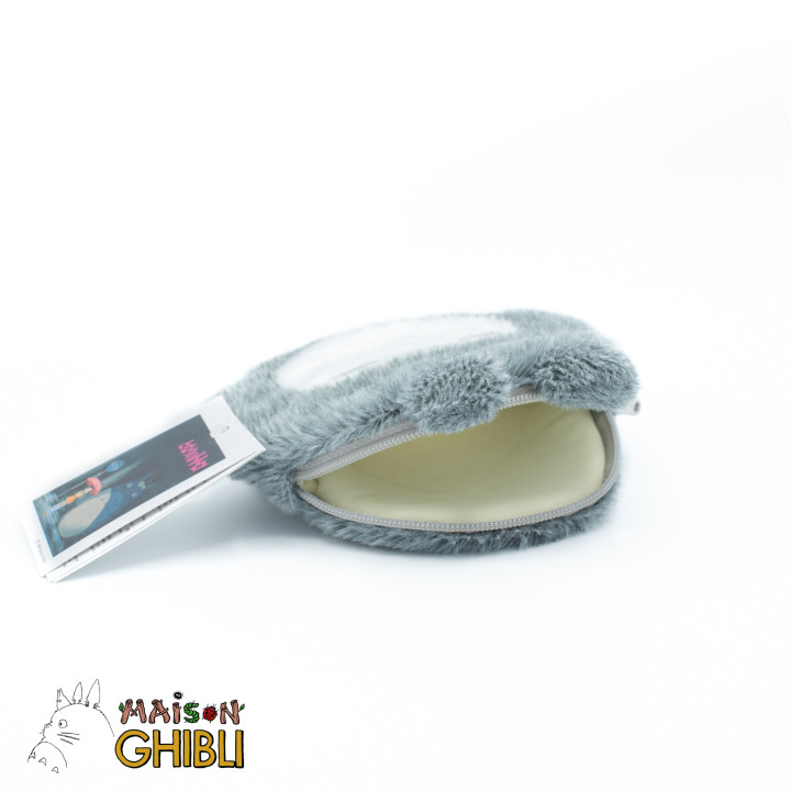 PORTE-MONNAIE PELUCHE TOTORO GRIS - MON VOISIN TOTORO