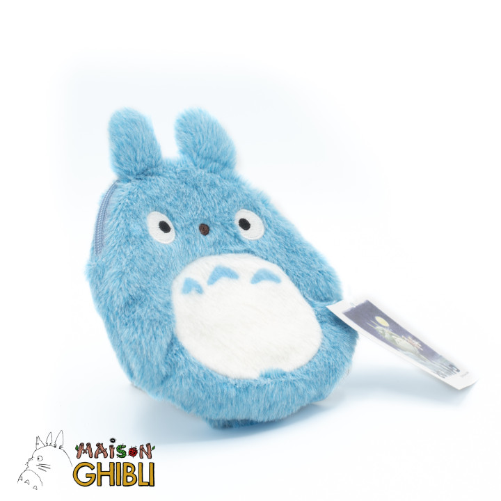 PORTE-MONNAIE PELUCHE TOTORO BLEU - MON VOISIN TOTORO