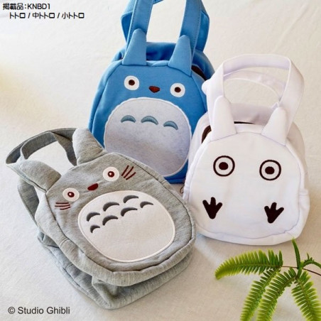 Sac à Lunch Totoro Blanc Tissu - Mon Voisin Totoro