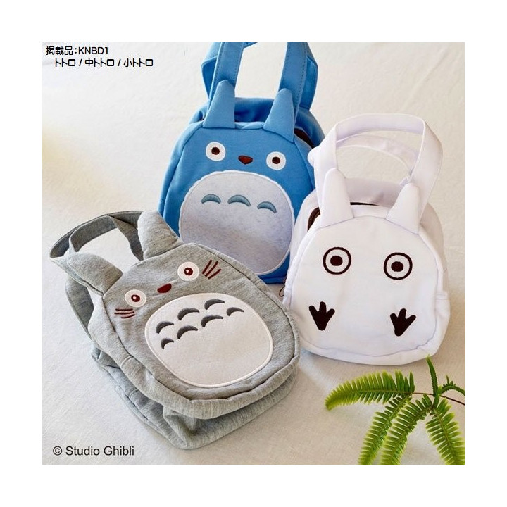 Sac à Lunch Totoro Blanc Tissu - Mon Voisin Totoro