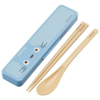 Set Baguettes Et Cuillère Totoro Bleu - Mon Voisin Totoro