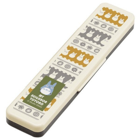 Set Baguettes Et Cuillère Totoro Blanc Farandole - Mon Voisin Totoro
