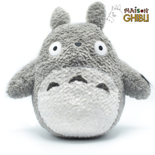 PELUCHE TOTORO GRIS FLUFFY BIG L - MON VOISIN TOTORO