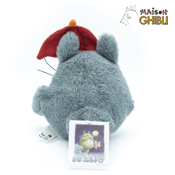 PLUSH TOTORO WITH RED UMBRELLA - MY NEIGHBOR TOTORO