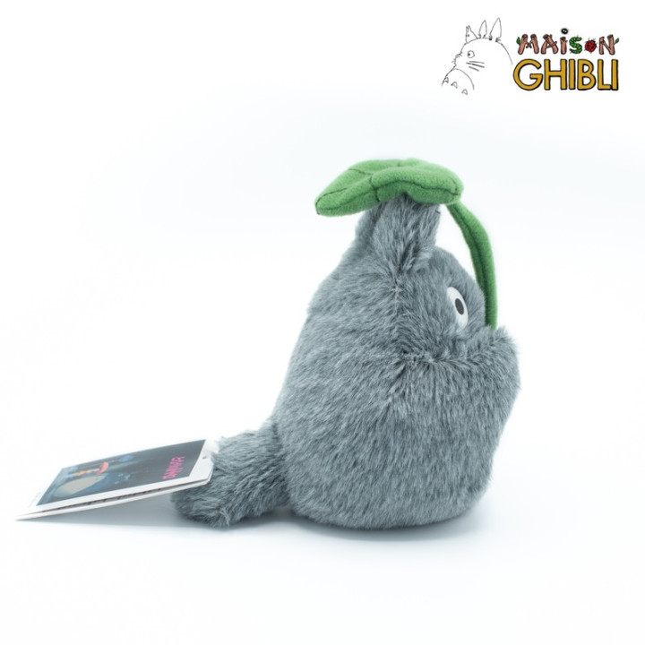 PELUCHE BEANBAG TOTORO AVEC SA FEUILLE - MON VOISIN TOTORO