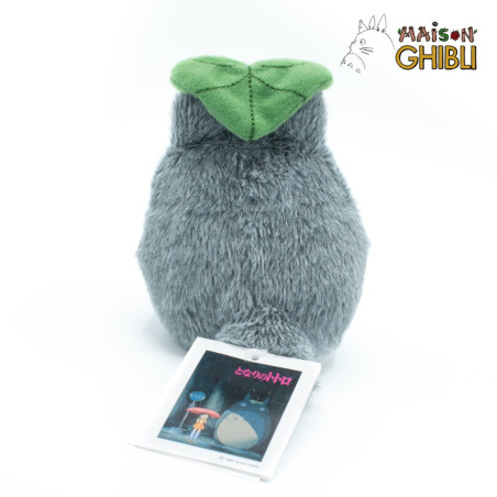 PELUCHE BEANBAG TOTORO AVEC SA FEUILLE - MON VOISIN TOTORO