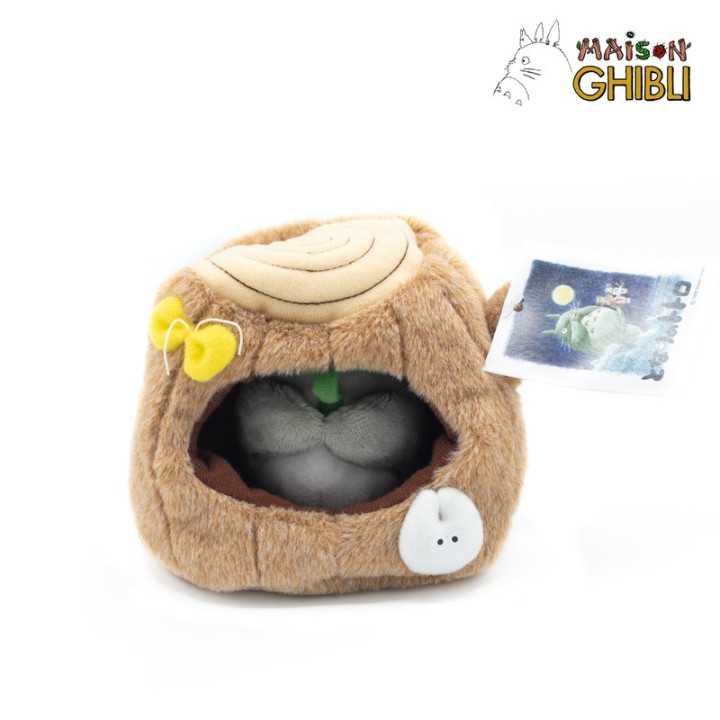 PELUCHE TOTORO DANS UN TRONC D'ARBRE - MON VOISIN TOTORO