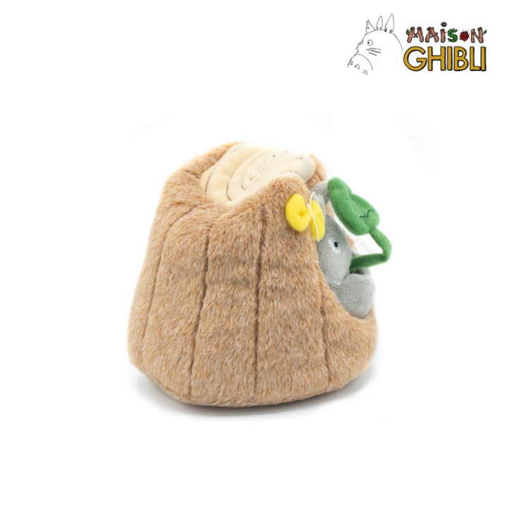 PELUCHE TOTORO DANS UN TRONC D'ARBRE - MON VOISIN TOTORO