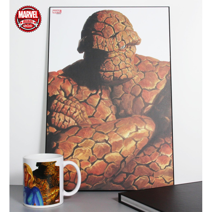 Laminage Marvel Heroes - Alex Ross - The Thing - 30x45cm