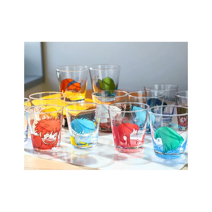 Set 2 Verres Sheeta & Pazu - Le Château Dans Le Ciel