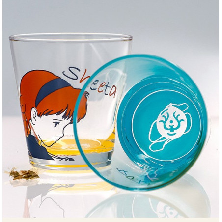 Set 2 Verres Sheeta & Pazu - Le Château Dans Le Ciel