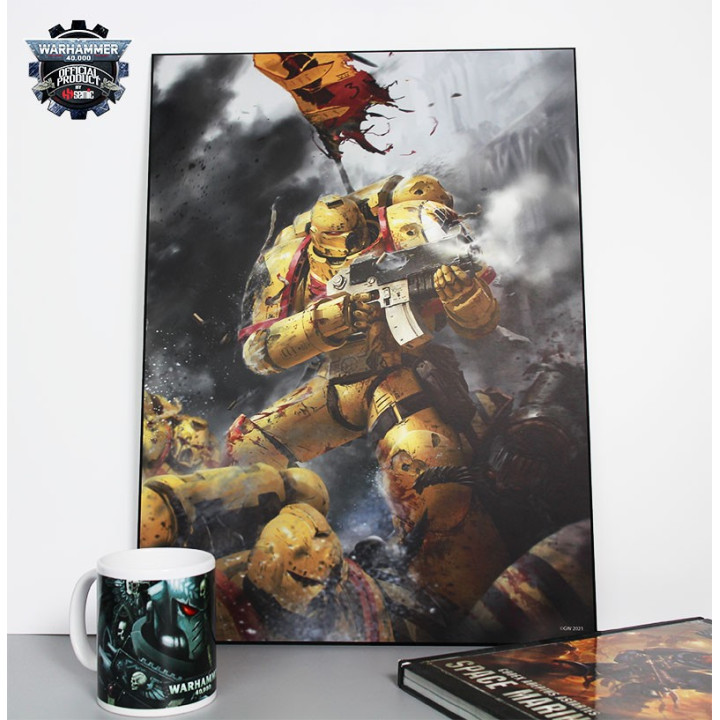 Tableau 36.6X50 - Imperial fist - Warhammer 40K