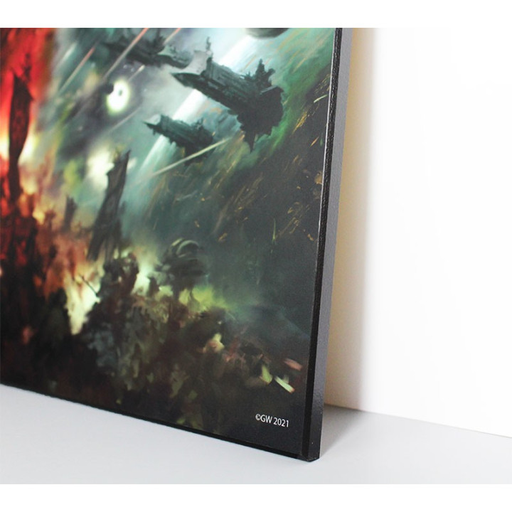 Tableau 36.6X50 -  Gulliman VS Abaddon - Warhammer 40K