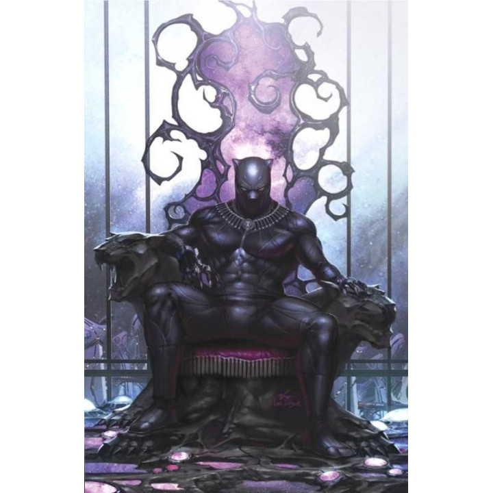 MARVEL ART GALLERY BLACK PANTHER ON THRONE S