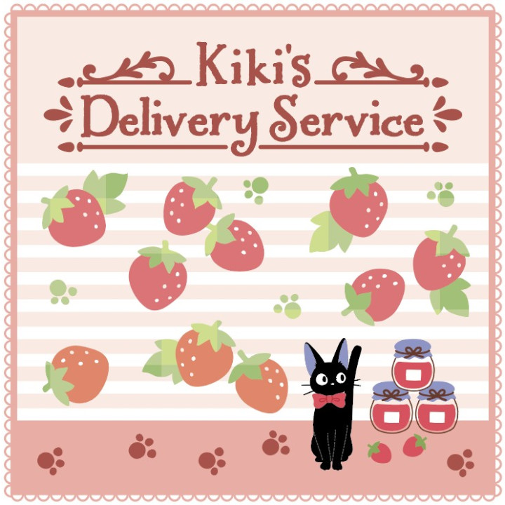 Mini Serviette L’heure du goûter - Kiki la petite sorcière 23×23 cm