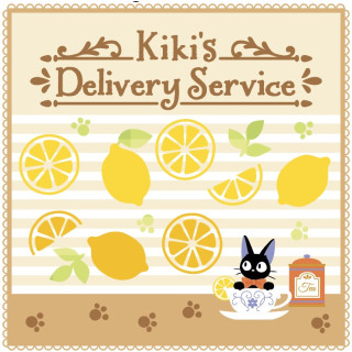 Mini Serviette L’heure du Goûter - Kiki La Petite Sorcière 23×23 cm