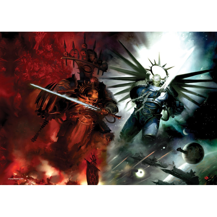 Puzzle 1000 Pcs - Gulliman Vs Abaddon - Warhammer 40K