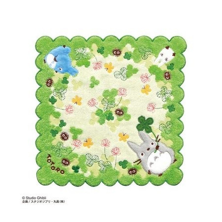 Mini Serviette Totoro Trèfle 25 x 25 cm - Mon Voisin Totoro