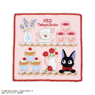 Mini Serviette Jiji Pâtisseries 25 x 25 cm - Kiki La Petite Sorcière