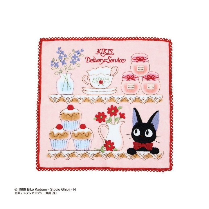 Mini Serviette Jiji Pâtisseries 25 x 25 cm - Kiki La Petite Sorcière