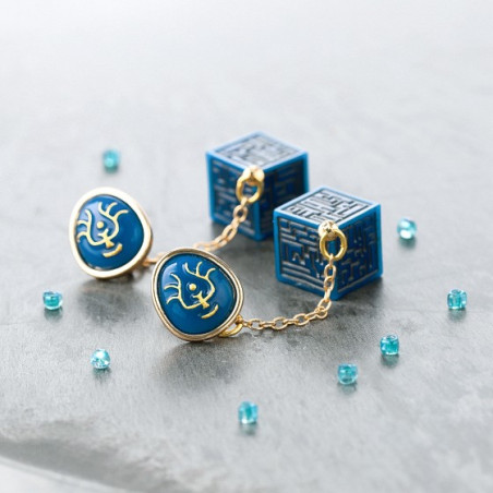 Bijou Boucle d’oreilles Cristal Volucite et Monolithe - Le Château da