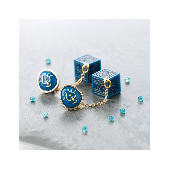 Bijou Boucle d’oreilles Cristal Volucite et Monolithe - Le Château da