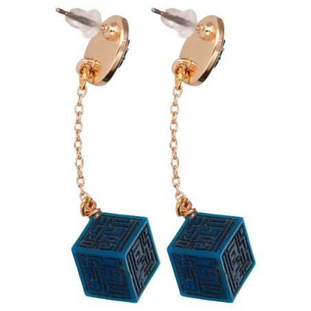Bijou Boucle d’oreilles Cristal Volucite et Monolithe - Le Château da