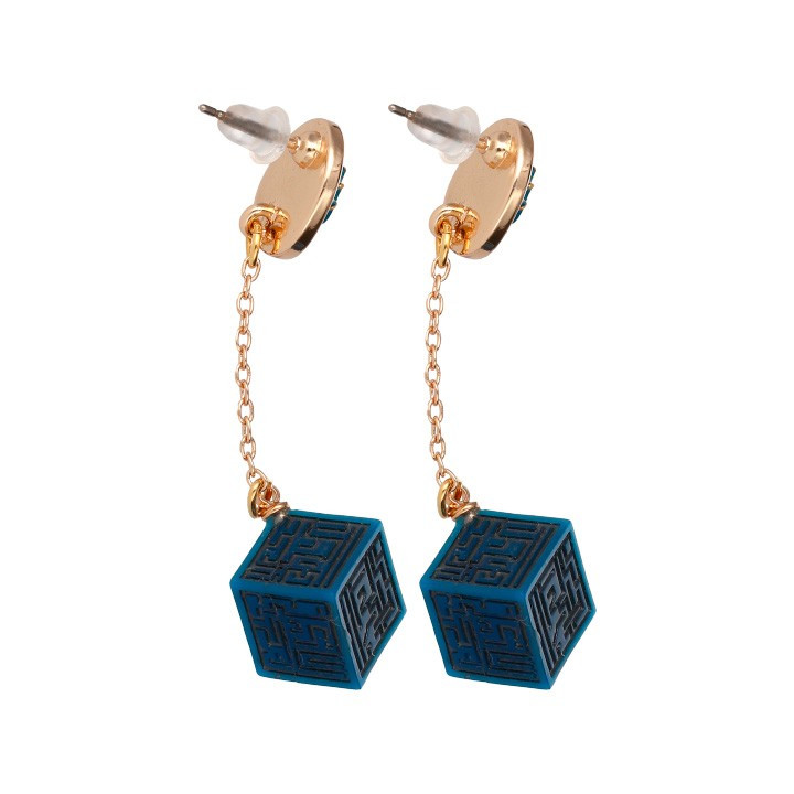 Bijou Boucle d’oreilles Cristal Volucite et Monolithe - Le Château da