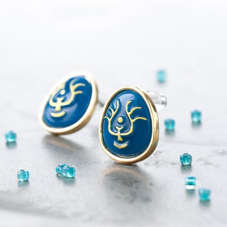 Bijou Boucle d’oreilles Cristal Volucite - Le Château Dans Le Ciel