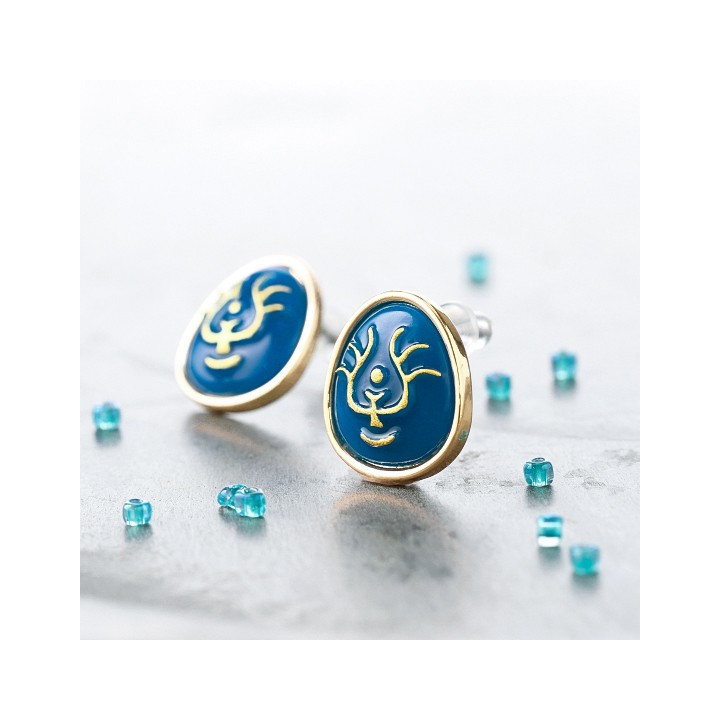 Bijou Boucle d’oreilles Cristal Volucite - Le Château Dans Le Ciel