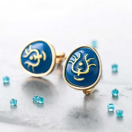 Bijou Boucle d’oreilles à Clips Cristal Volucite - Le Château dans le