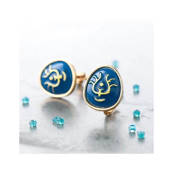 Bijou Boucle d’oreilles à Clips Cristal Volucite - Le Château dans le