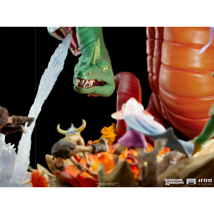 Dungeons & Dragons - Tiamat Battle demi-art scale 1/20
