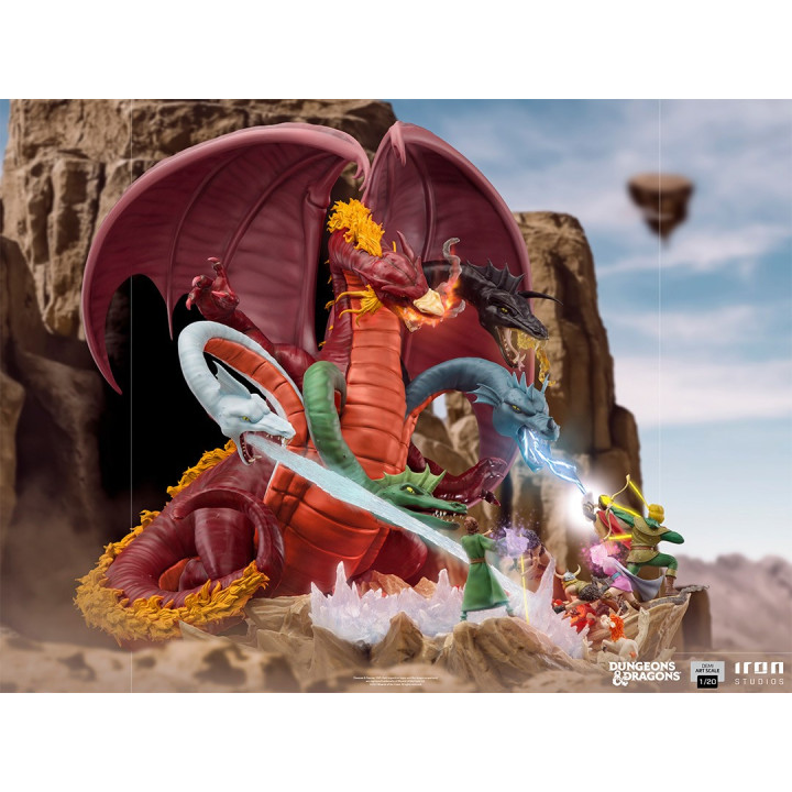 Dungeons & Dragons - Tiamat Battle demi-art scale 1/20